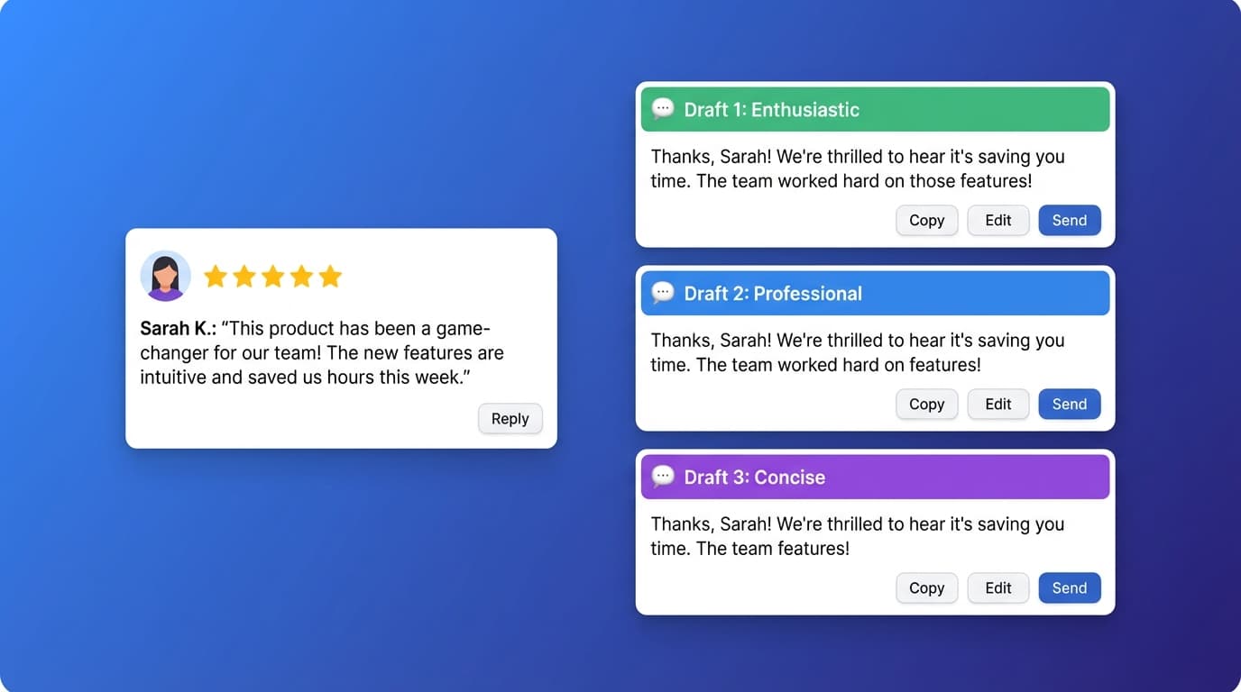 Google Review Alerts for Immediate Action illustration