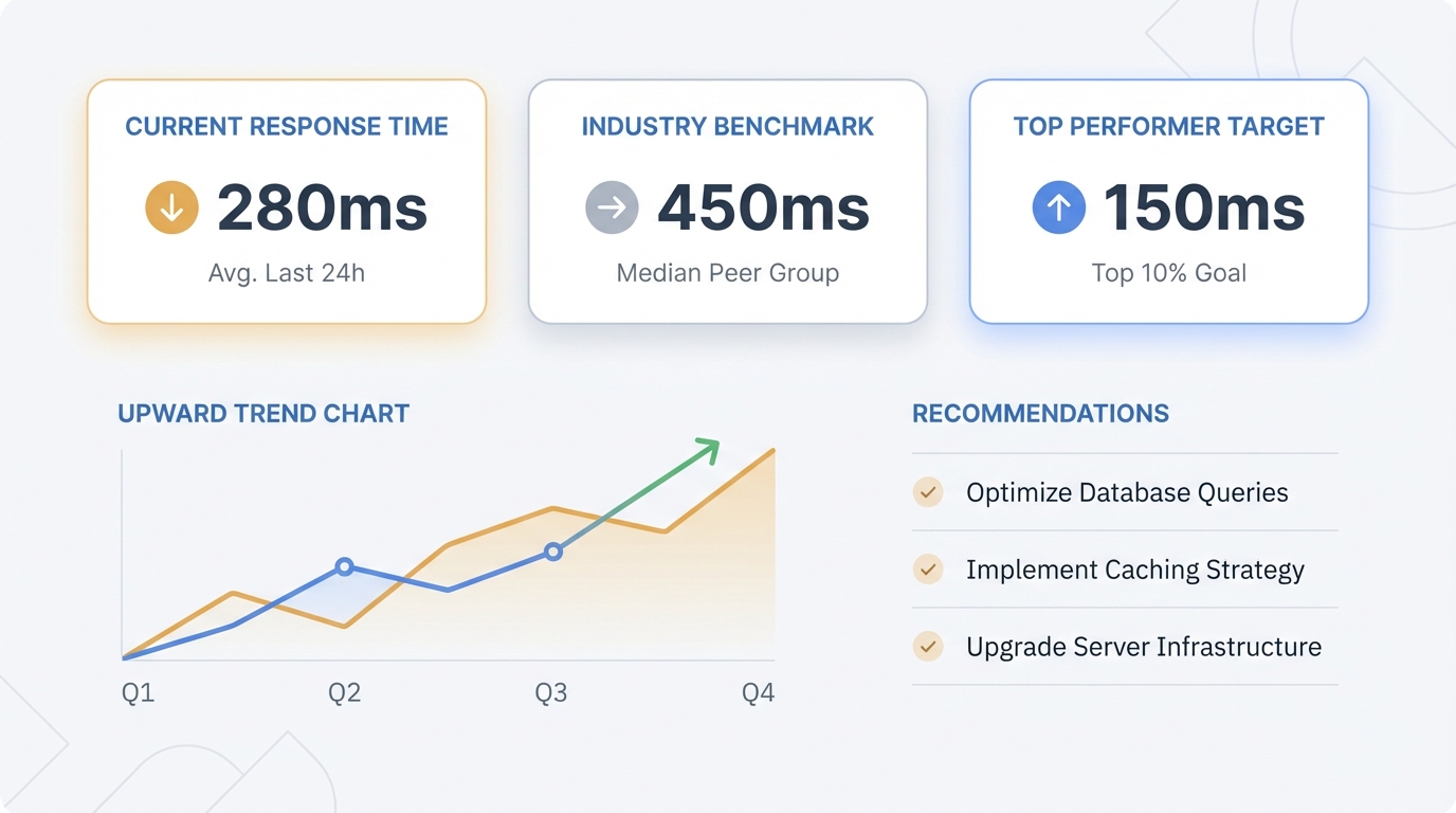 Response time calculator dashboard preview